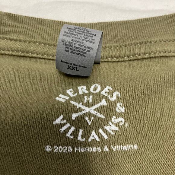 Heroes and Villains Loch Ness Monster Green Graphic T Shirt Size XXL - Picture 4 of 6